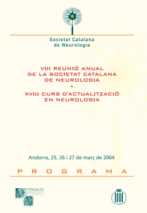 Portada programa VIII Reunió Anual SCN 2004