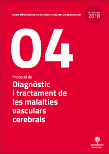 Imatge portada Actualització Guia Mèdica Vascular 2018 de la Societat Catalana de Neurologia