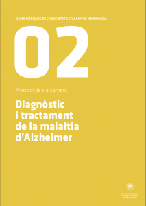 Imatge portada Guia Mèdica Alzheimer 2011 de la Societat Catalana de Neurologia
