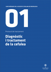 Imatge portada Guia Mèdica Cefalees 2011 de la Societat Catalana de Neurologia