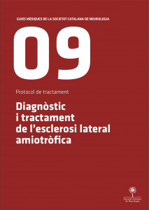 Imatge portada Guia Mèdica Esclerosi Lateral Amiotròfica 2011 de la Societat Catalana de Neurologia