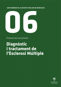 Imatge portada Guia Mèdica Esclerosi Múltiple 2011 de la Societat Catalana de Neurologia